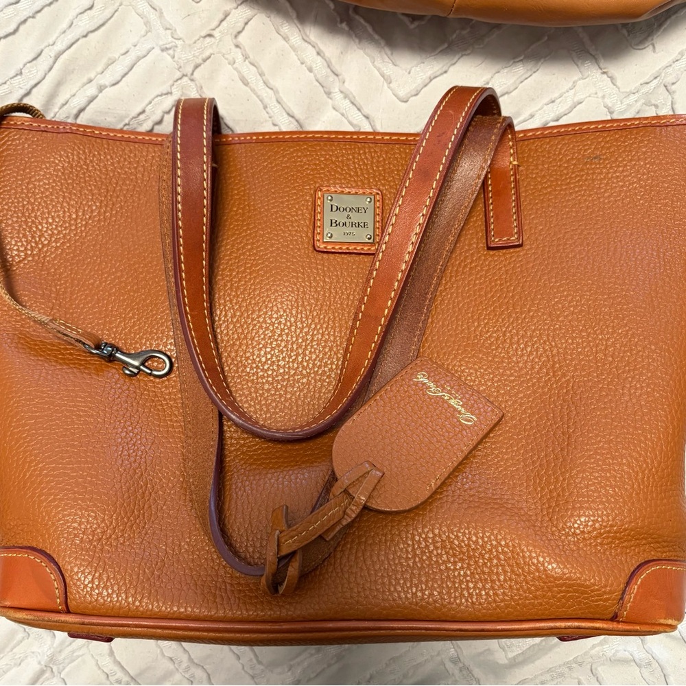 Dooney & Bourke Tan Leather Tote Bag